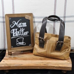 Coach Tan and Brown Soho Bag F10911